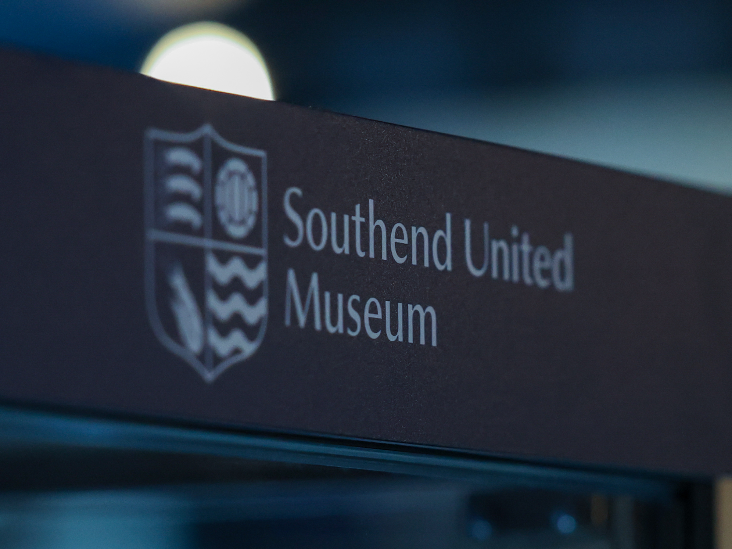 Southend United Museum — entrance and signage